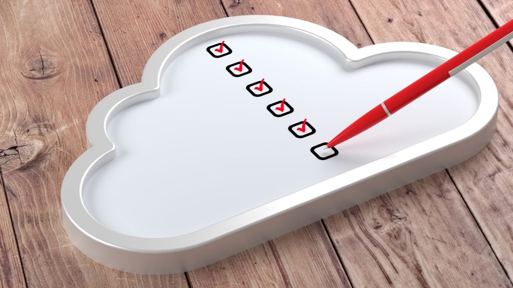 cloud checklist